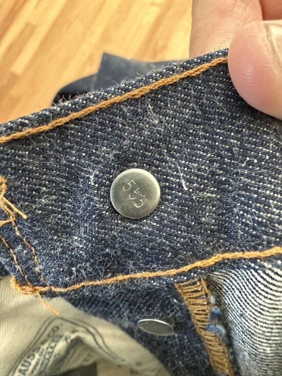 Levi's Vintage Clothing LVC 1993 Deadstock Valencia Street Selvedge Denim 29/34 - Picture 6 of 16